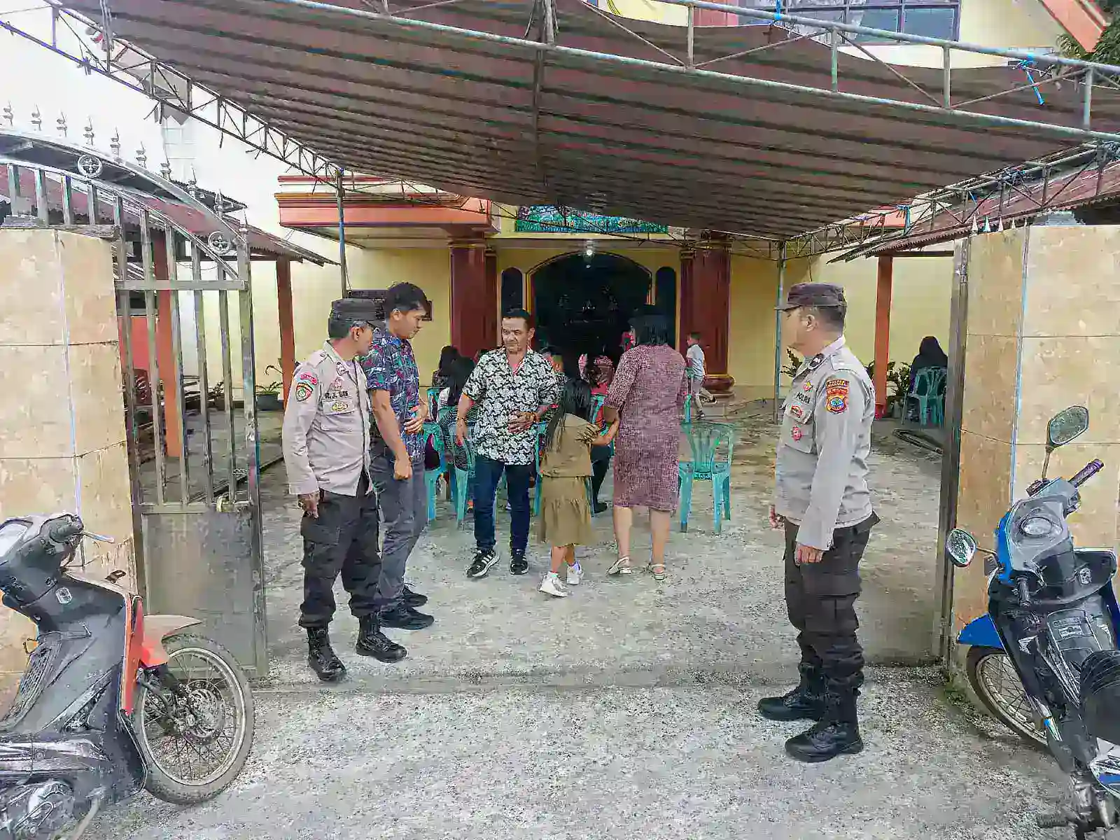 Polsek Kakas Laksanakan Patroli Dialogis dan Pengamanan Ibadah Minggu Kasih